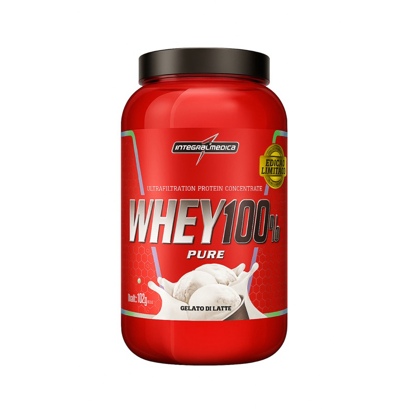 Integralmedica - GELATTO Whey Protein 100% Pure – Suplemento Pós-Treino com BCAAs – 900g