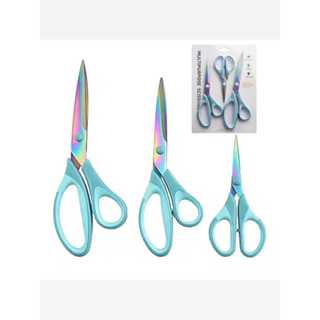 Conjunto de 3 tesouras artesanais, tesouras de lâminas afiadas de titânio multiuso em Oferta na Shopee