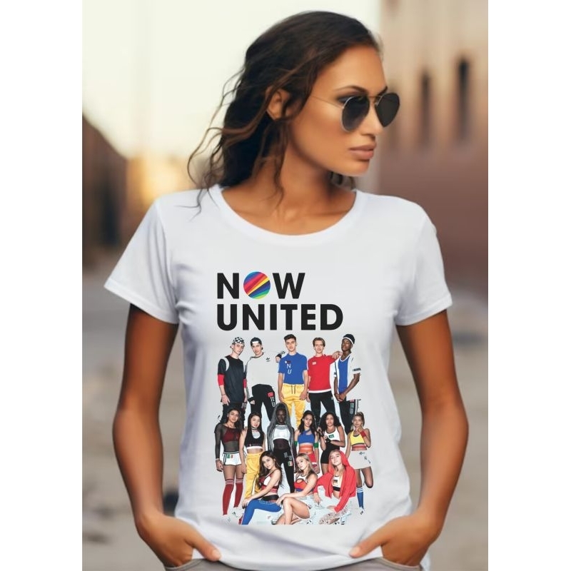 Camiseta now United lançamento adulto e infantil mod2