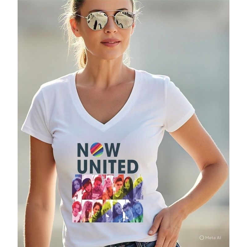 Camiseta Now United lançamento adulto e infantil mod3