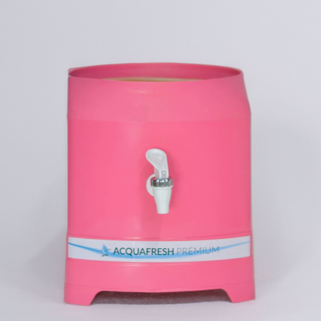 suporte acqua premium com cuba de barro p/galão de água mineral