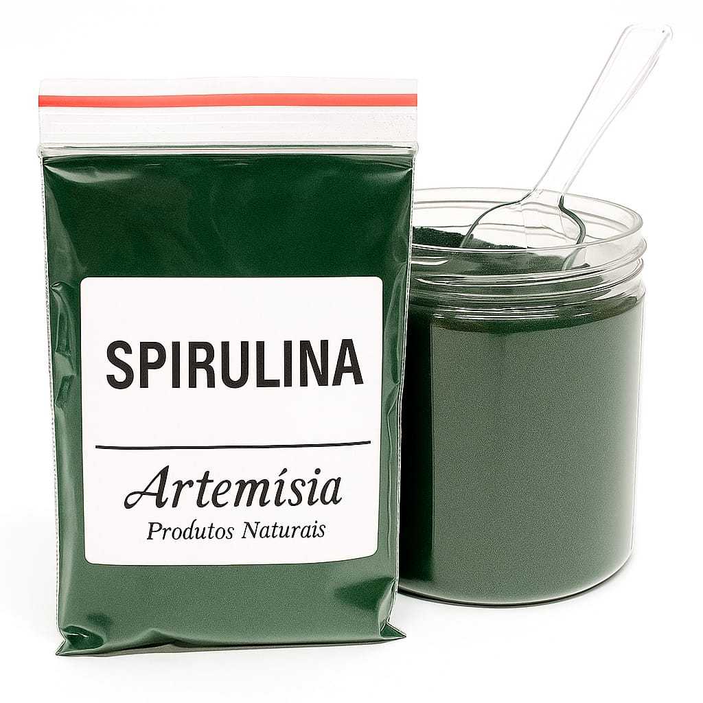 Spirulina Em Pó 100% Pura - Qualidade Premium