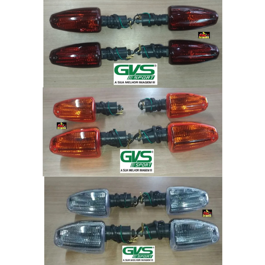 4 Pisca Seta pra Moto Honda Nx 400 Falcon