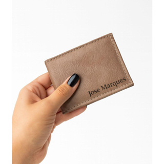 Kit 5 Carteiras Masculinas Mini Slim Pequenas Personalizadas Com Nome ou Iniciais em Oferta na Shopee