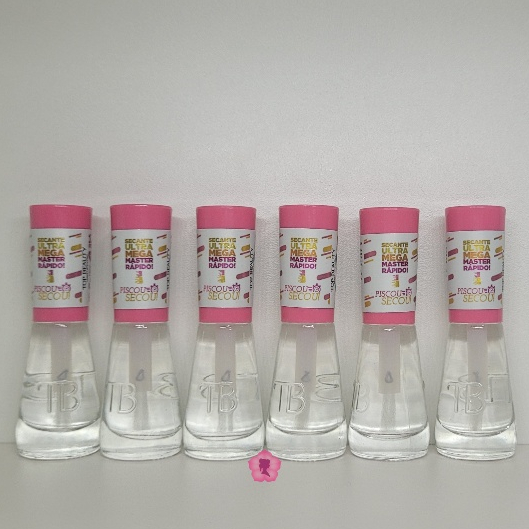 Kit Com 6 Secantes Com Silicone Piscou Secou Top Beauty em Oferta na Shopee