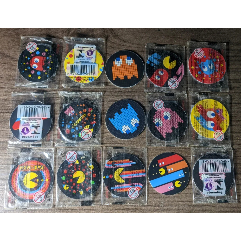 Lote 15 Tazos Pacman