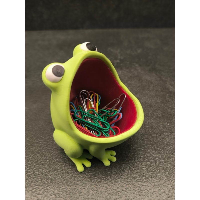 Porta Objetos Sapo Divertido Decorativo | Organizador Criativo de Mesa