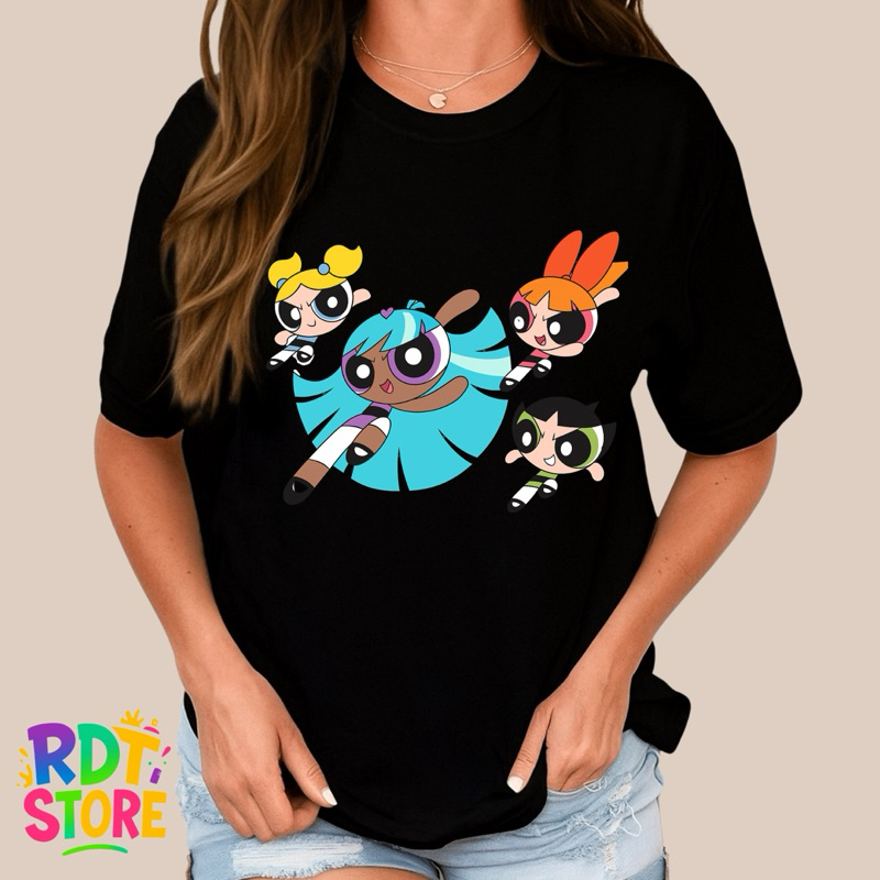 Camiseta Oversized Feminina Streetwear Florzinha Casual