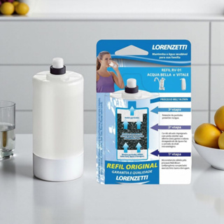 Refil Lorenzetti RV-01 Original INMETRO - Acqua Bella Vitale Compatível Troca Fácil em Oferta na Shopee