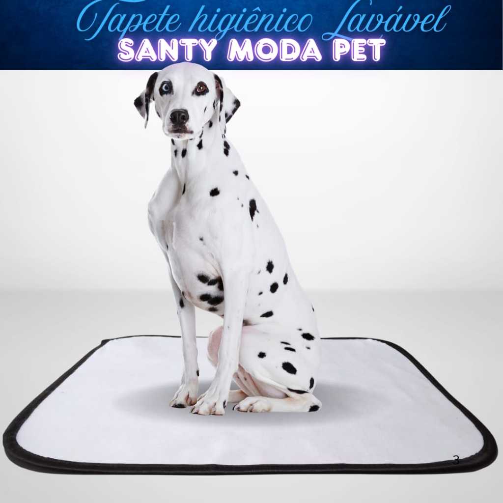 Tapete Higiênico lavável para cães, 01 UN, não vaza xixi, reutilizável, cachorros.