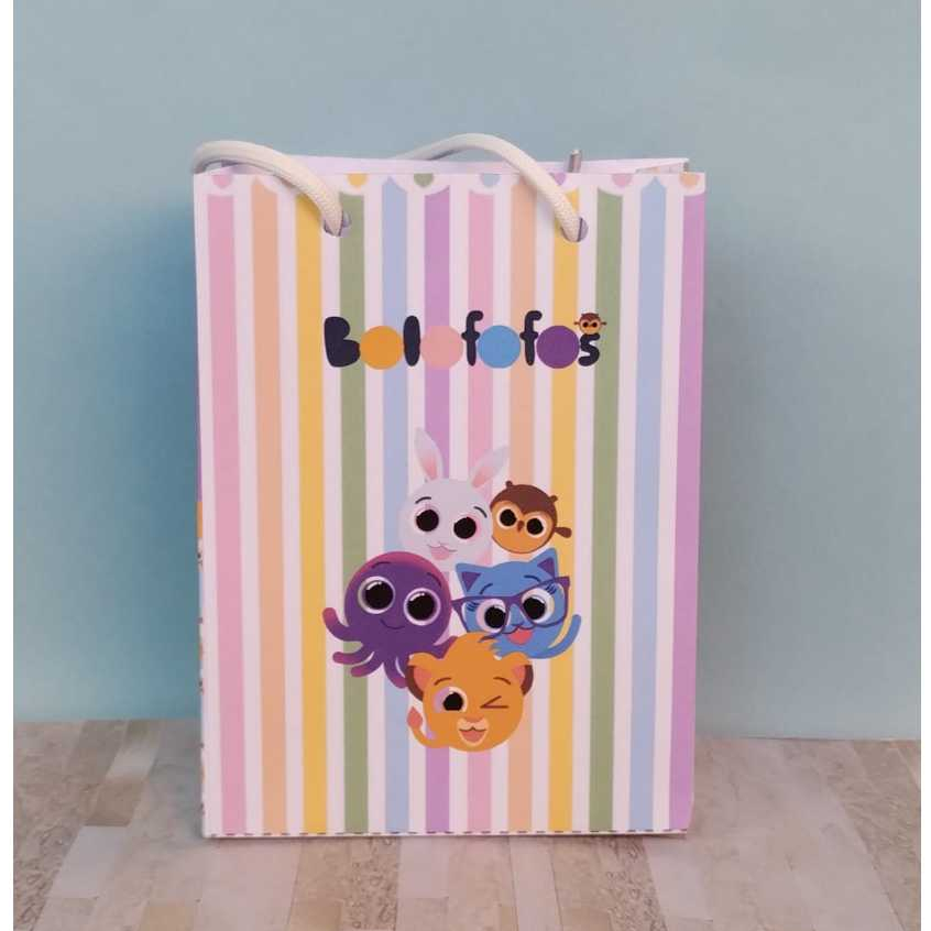 Sacolinhas Surpresa Personalizadas & Lembrancinhas e Mimos - TEMA :  BOLOFOFO - PEGUE & MONTE.
