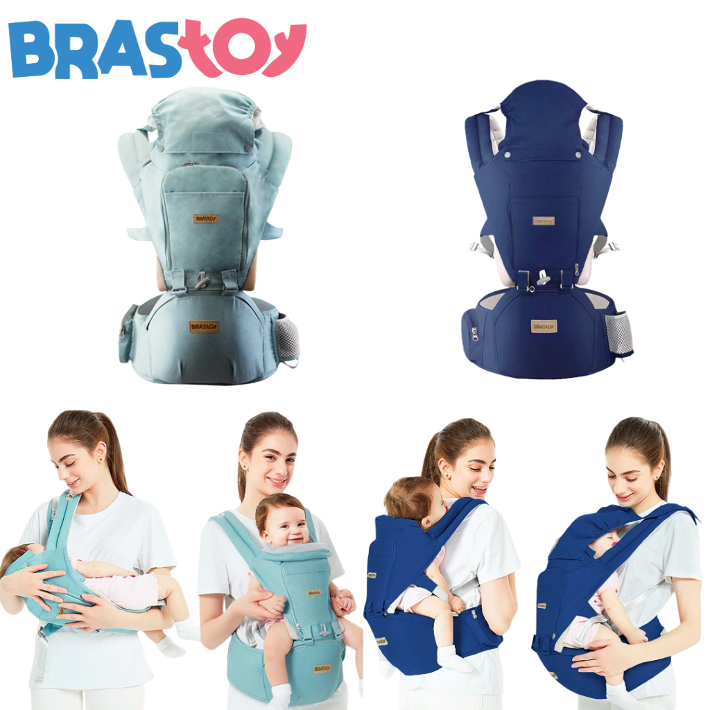 Brastoy Bebês Cangurus Portador Ergonômico Carregador De Bebê 3 Em 1 em Oferta na Shopee