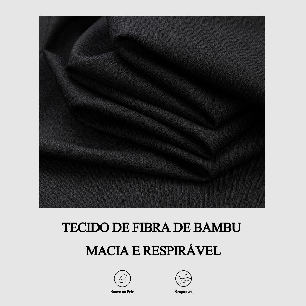 Camisa Social Masculina Não Amassa BROSSARD Manga Longa Slim - Tecido Fresco, Macio e Respirável · foto 2