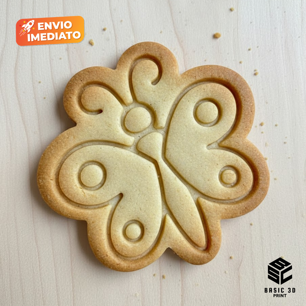Cortador de Biscoitos Borboleta Molde para Biscoitos Decorados em Confeitaria Tema Borboleta