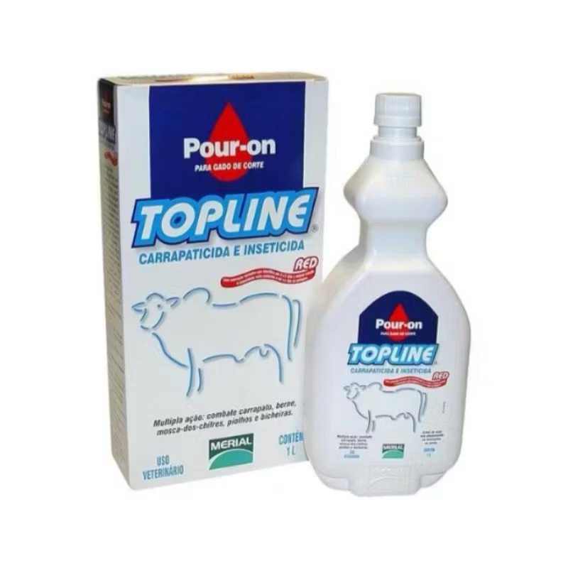 TOP LINE 1L CARRAPATICIDA ,SARNICIDA MERIAL