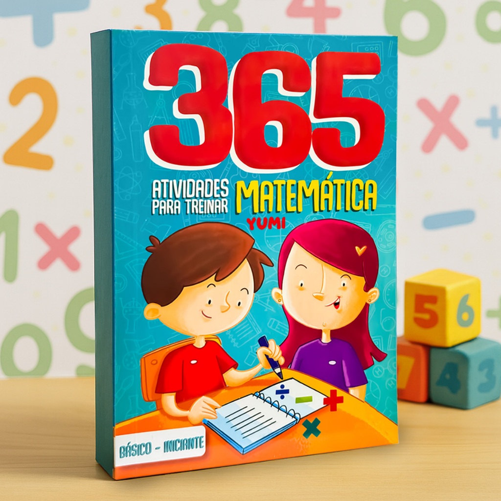 Livro Infantil 365 Atividades Para Treinar Estudar Matemática Iniciante em Oferta na Shopee