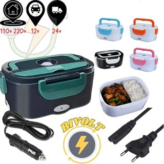 Marmita Elétrica Veicular Bivolt 2 cabos (casa e carro)- 110V/220V e 12V/24V em Oferta na Shopee