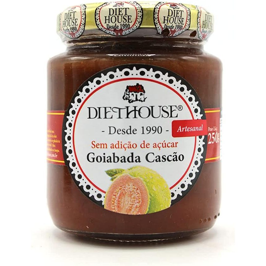 Doce de Goiabada Cascão Sem Açúcar Diet House 250g