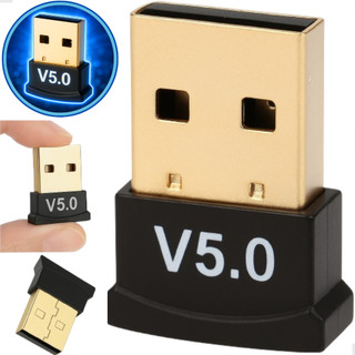 Adaptador Bluetooth 5.0 Usb P2 Pc Dongle Receptor Notebook Computador Sem Bluetooth Conexão BT