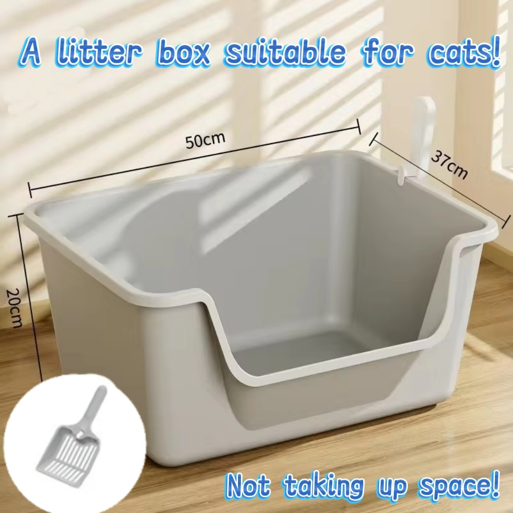🔥Envio 48h🔥Caixa de areia alta para gato grande Gigante Bandeja Areia Gato Caixa de areia para gatos semifechada em Oferta na Shopee
