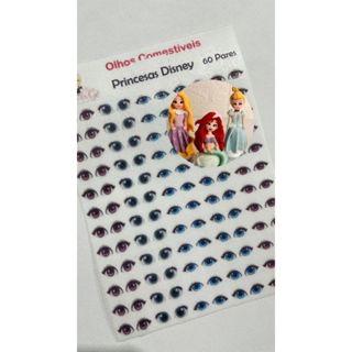 Olhos Comestíveis Princesas Disney em Oferta na Shopee