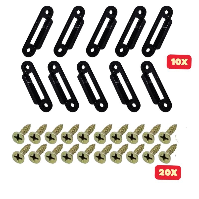 Kit com 10 presilhas salva fundo de gavetas 10 presilhas em Oferta na Shopee
