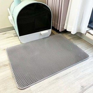 Tapete para Areia de Gato! Anti-Splash e Anti-Arrasto de Areia, Espesso, Durável e Sem De…