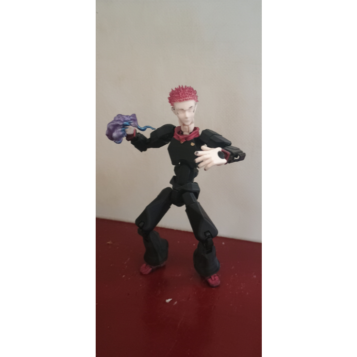 Boneco Dummy 13 Yuji Itadori/Sukuna Articulado Brinquedo Jujutsu Kaisen Decoração - Impressão 3D