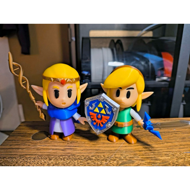 Miniatura Link e Zelda – The Legend of Zelda