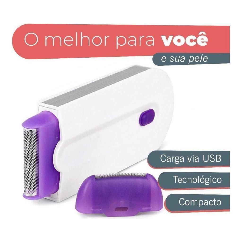 Epilador a laser, epilador, epilador 2 em 1, barbeador elétrico – adequado para todo o corpo, suave e sem danificar a pe