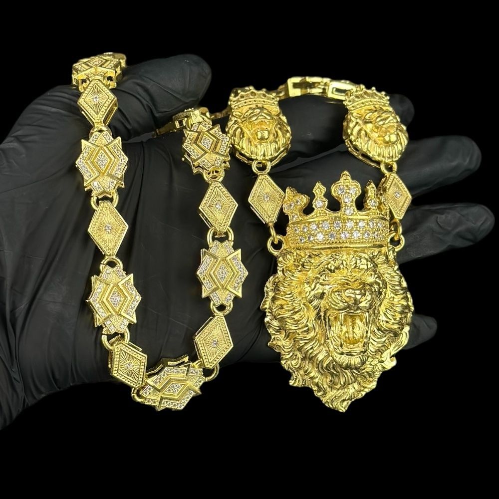 Cordão 70cm Moeda Antiga 14mm Leão Cravejado 10cm Corrente 70 cm Semi Joia Masculina Meno Tody em Oferta na Shopee