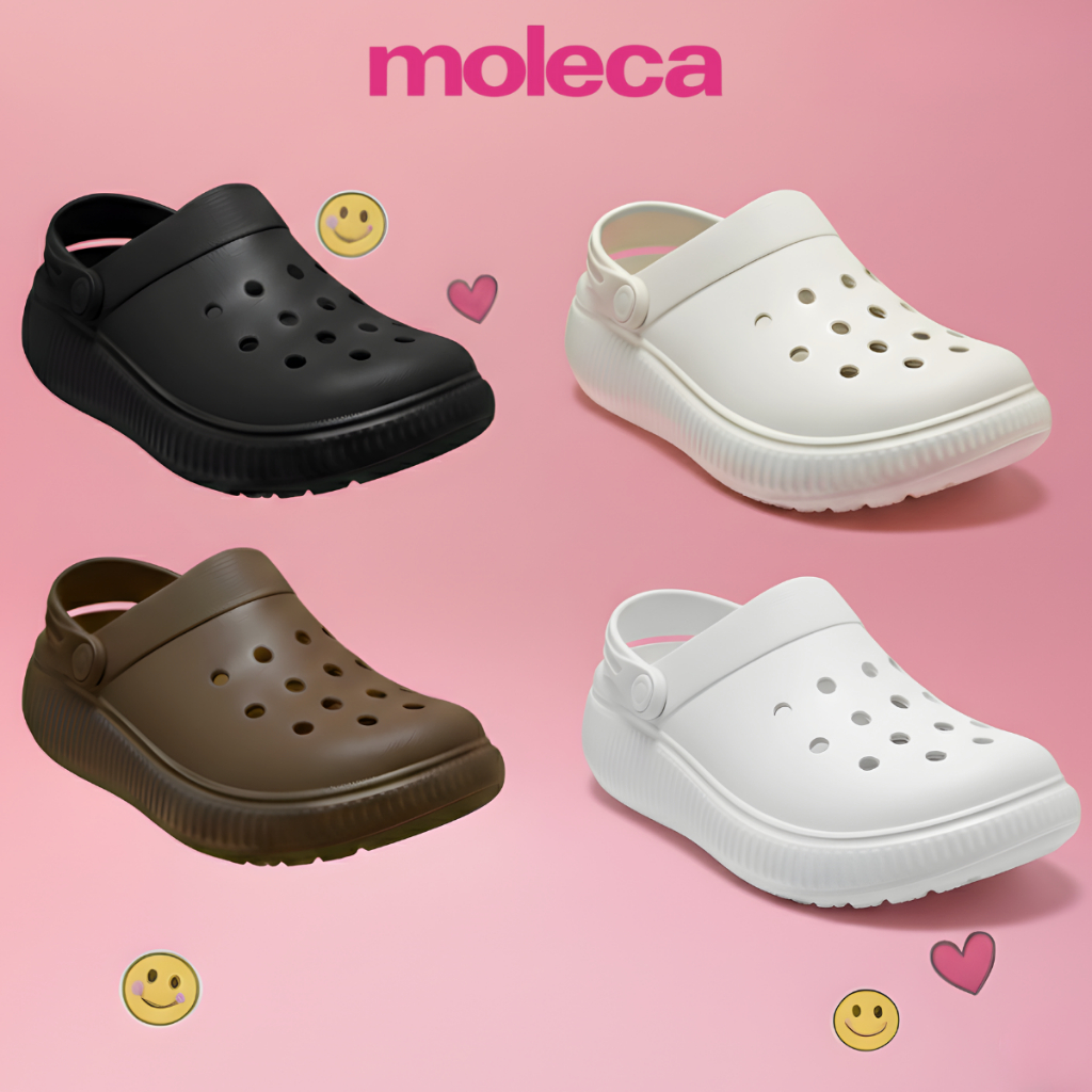 Babuche Moleca Original Feminino Sandália Confortável Lançamento Clog56