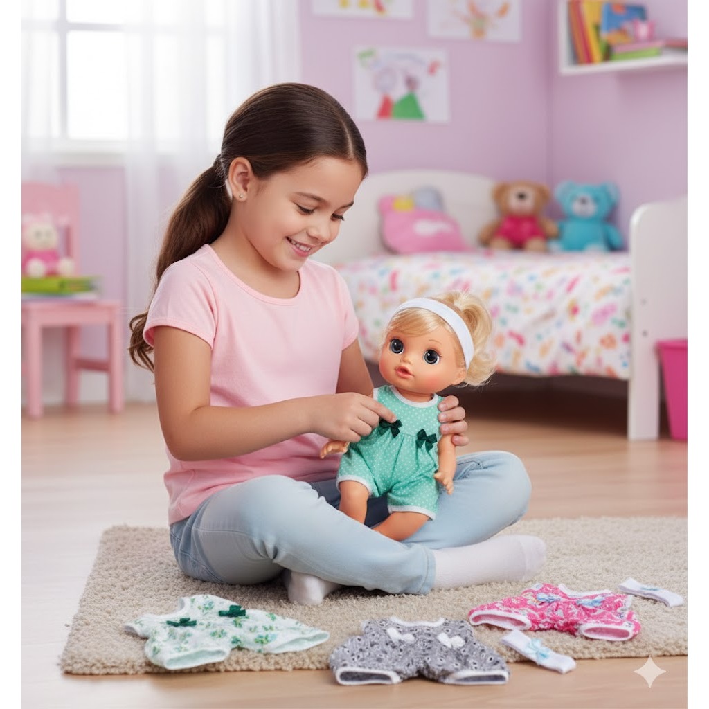 Macacão para boneca BAby alive - Roupa roupinha e fantasia