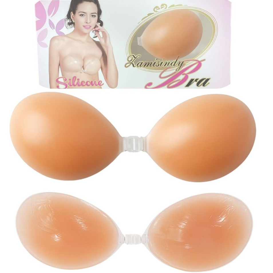 Sutiã Adesivo de Silicone Não Marca na Roupa Invisível Levanta Seios