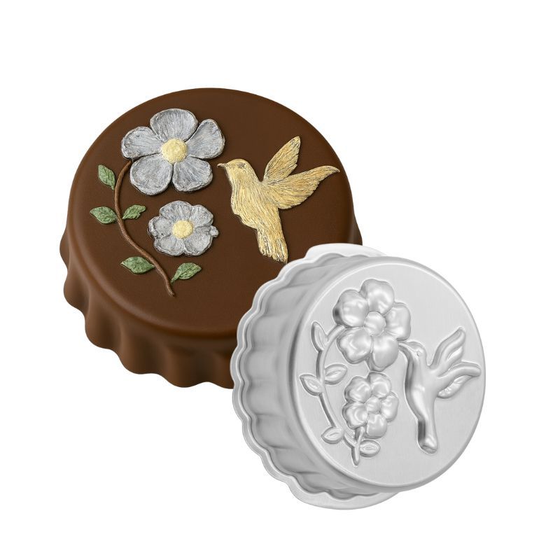 Forma Para Bolo Decorada Beija Flor Primavera Encanto 18xcm Caparroz em Oferta na Shopee