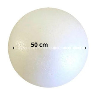 Bola de Isopor Grande 500mm Sistema Solar Artesanato Decoração Styroform em Oferta na Shopee
