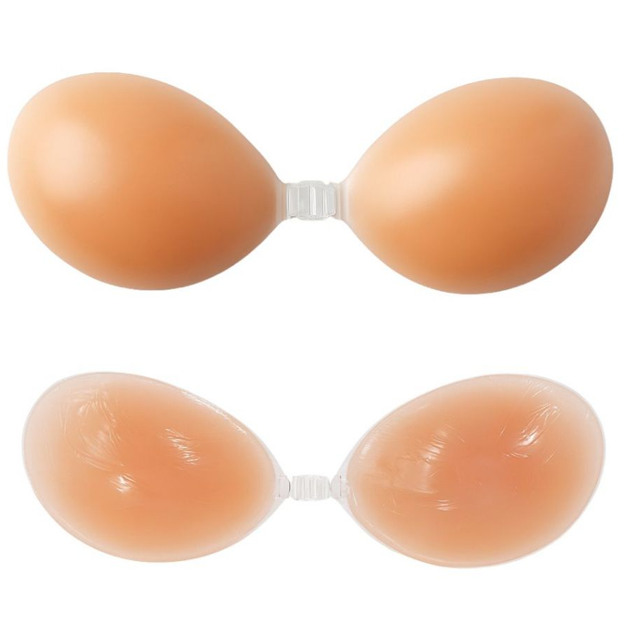 Kit 2 Sutiã Silicone Adesivo Invisível Aumenta e Levanta Seios