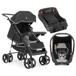 Carrinho De Bebê C/ Bebe Conforto+base Joy Preto Tutti Baby em Oferta na Shopee