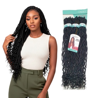 Aplique Goddess Curl Cherey 260g 55cm para Crochet Braid e Tranças | Cachos 3B em Oferta na Shopee