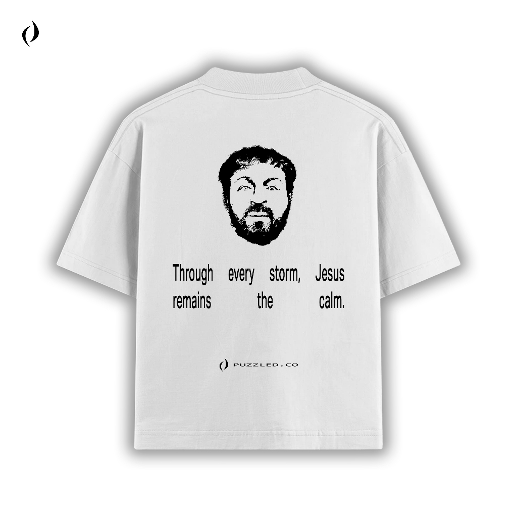 Camiseta Cristã Streetwear Oversized 100% Algodão “The Real Jesus” (Alta Qualidade)