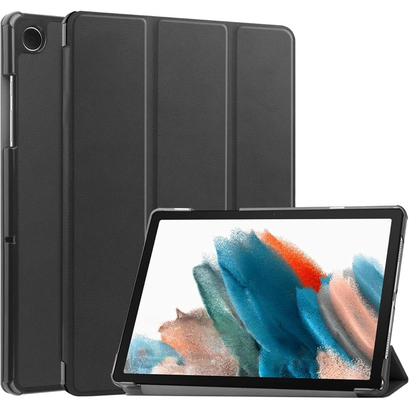 Capa Smart Case Compatível Samsung Galaxy Tab A9+ OU A9 Plus 11'' SM-X210 X215 X216 X216B-PRETO, Leve, PU de qualidade