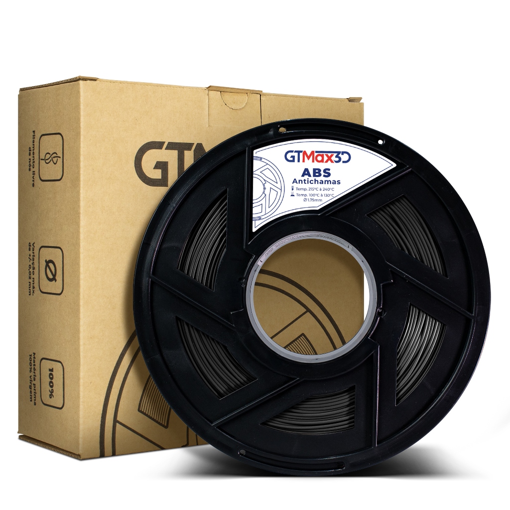Filamento Abs Antichamas 1,75mm 1kg - Impressão 3d Gtmax3d