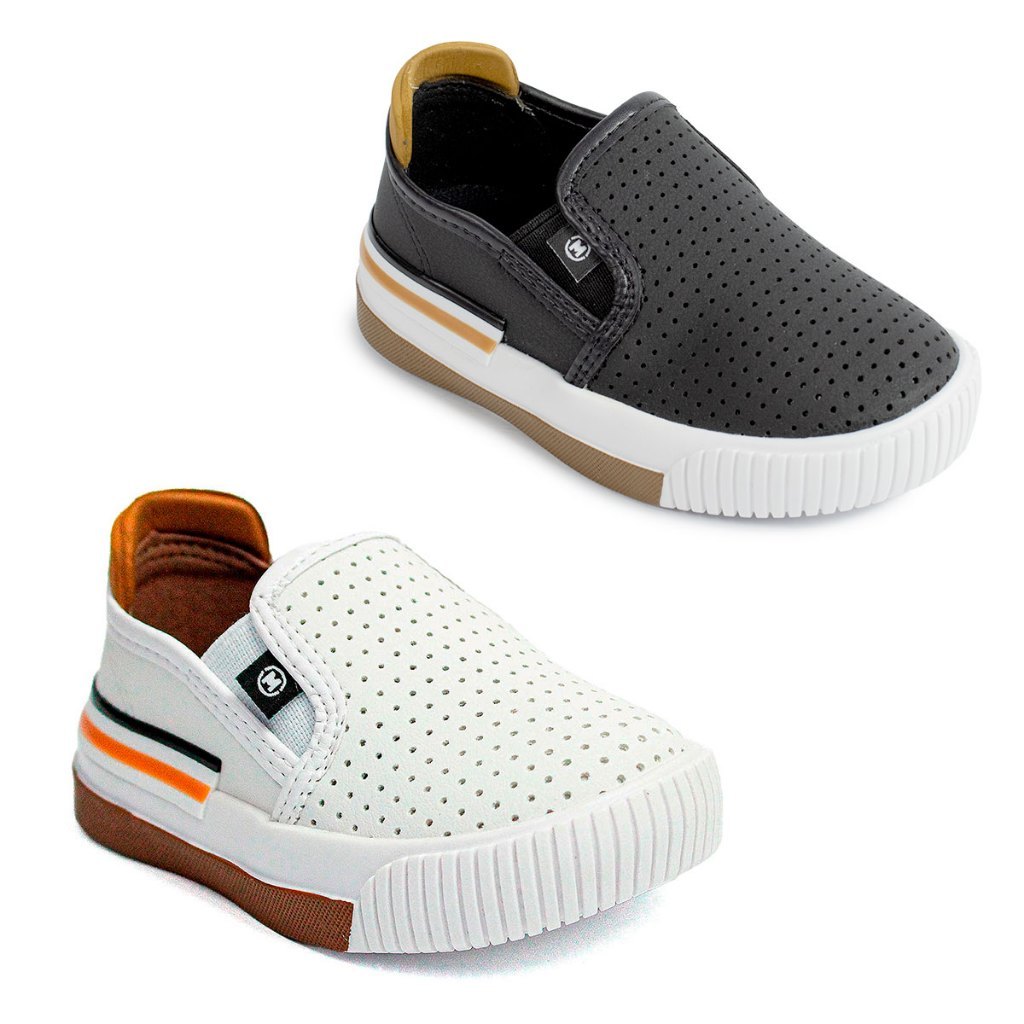 Tênis Infantil Molekinho Menino Calce Fácil 2615-100 em Oferta na Shopee