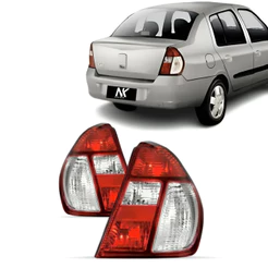 Par/Un Lanterna Traseira Clio 2005 2006 2007 2008 2009 2010 2011 Sedan Bicolor
