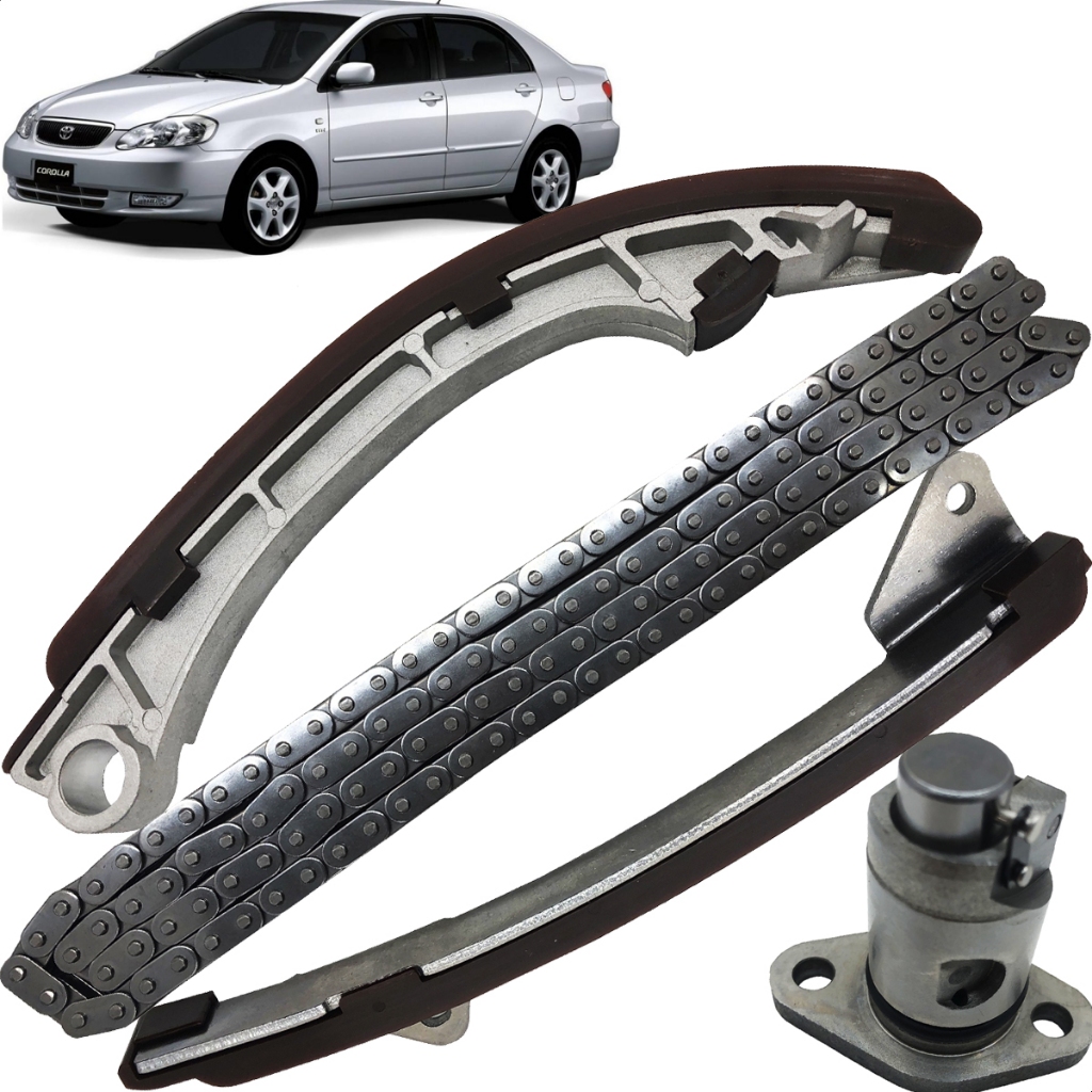 Kit Corrente de Comando Toyota Corolla 1.6 1.8 2003 2004 2005 2006 2007 2008