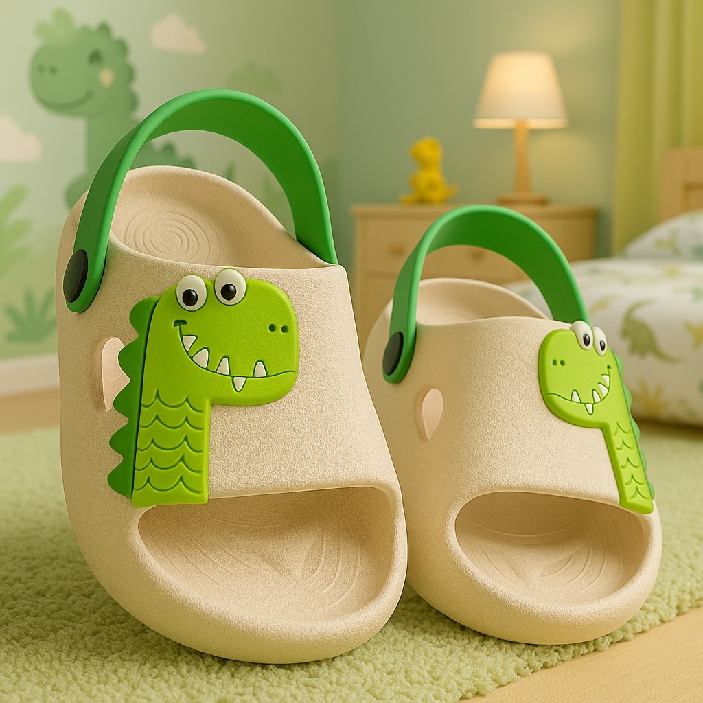 Chinelo Infantil Nuvem Slide Dino Meninos Dragão Macio Animais Confortável Leve Masculino em Oferta na Shopee