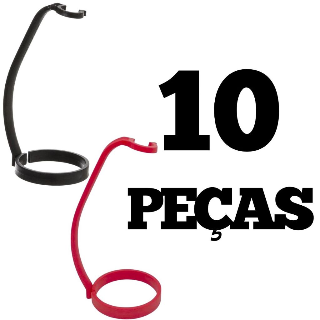 Alca Suporte de Garrafa Para Servir Kit com 10 Unidades Garrafa Pet 2 a 3 Litros