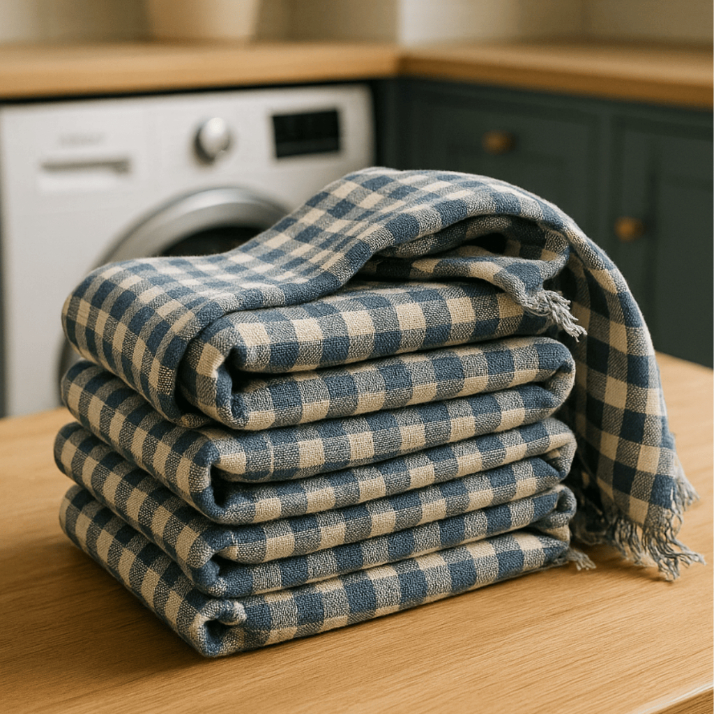 30 Panos de Chão Xadrez Duplo 70×45 cm Algodão Grosso Atacado em Oferta na Shopee