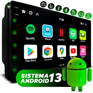 Central Multimidia Android 13 2GB 7 Pol 2 Din Espelhamento USB Bluetooth GPS Integrado em Oferta na Shopee