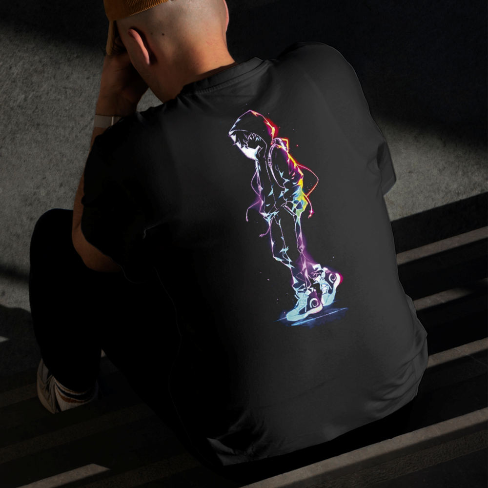 Camiseta Masculina Estampada Menino de Anime 100% Algodão Estilo Conforto Diário Do Tamanho P ao GG
